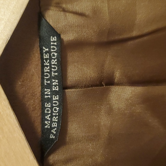 NWOT Progress 1878 wool and cashmere brown suit jacket. Size 40S. Turkey. - Picture 3 of 12